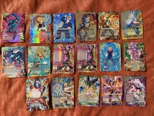 Dragon Ball Super Cards Game DBS Awaken Double Sided Cards Lot Of 17