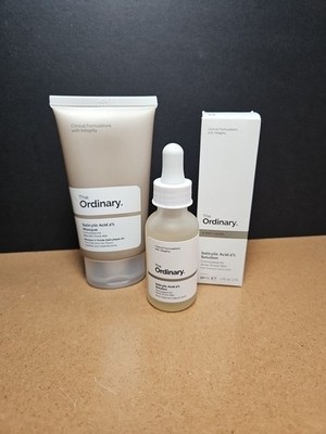 THE ORDINARY 2 bottles Salicylic Acid 2% Solution Serum, 1.7 oz Masque all New
