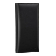 Premium Leather Checkbook Cover for Men Women Checkbook Holder Wallet RFID Block