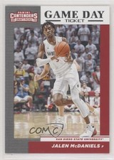 2019-20 Panini Contenders Draft Picks Game Day Tickets Jalen McDaniels #34 n1u