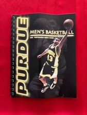 2000-2001 NCAA Purdue Boilermakers Big Ten Tournament basketball media guide