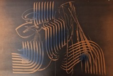 Hans Hartung Farandole lithographie originale signée lithography hand signed