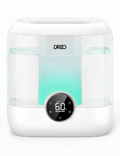 Top Fill Humidifiers for Bedroom, 60H Runtime, 28 dB Quiet Supersized 6L White - Picture 2 of 7