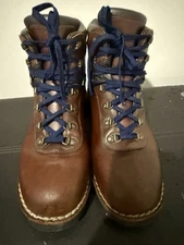 Alico Hiking (Sz 10.5 M) Mountaineering Boots Brown Handmade In Italy Mens