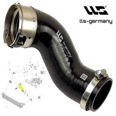 LLS Germany  Ladeluftschlauch für RENAULT MASTER III 2.3 DCI 144600646R OBEN