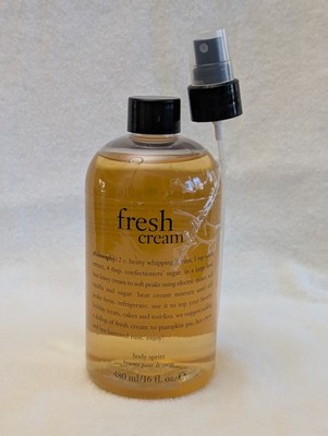 Philosophy Fresh Cream Body Spritz 480ml/16oz Sealed With Sprayer