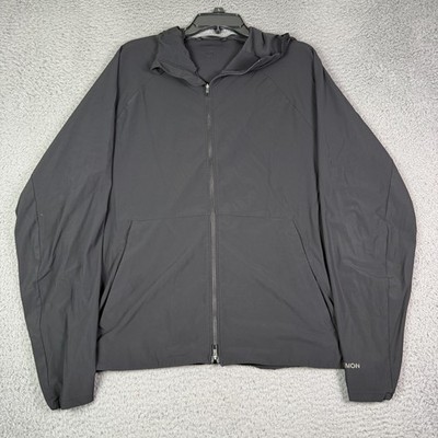Lululemon Pace Breaker Jacket Hooded Windbreaker Lightweight Mens L Black