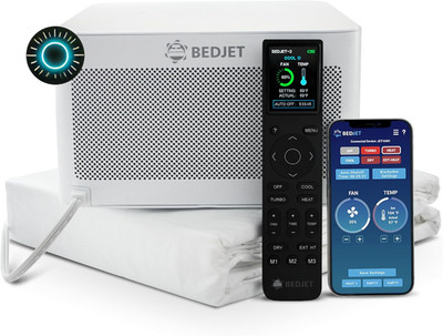 3 Climate Comfort for Beds Cooling Fan + Heating Air Bundle with Cloud Sheet...
