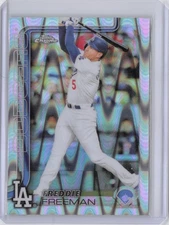 2025 Topps Chrome Freddie Freeman Raywave Refractors #23