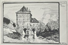 AK Charleville WWI Alte Mühle Feldpost old card 1915 E. Hartwig