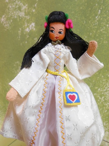 Vintage Germany Baps Snow White and Five Dwarfs - Felt, German - Picture 2 of 4