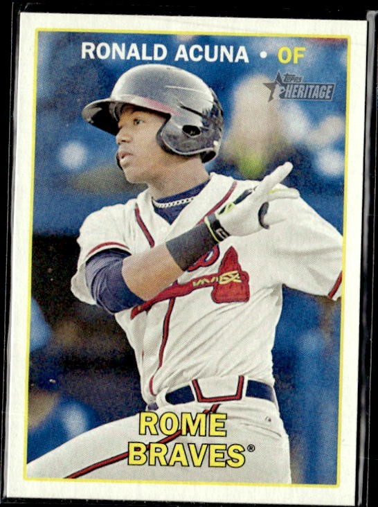 L78,999 -  2016 Topps Heritage Minors #165 Ronald Acuna
