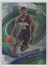 2020-21 Panini Spectra Spectracular Debut Asia Green Prizm Paul George #152 0s5s