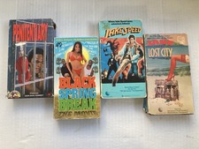 VTG CULT Action VHS Lot of 4 Black Spring Bre...