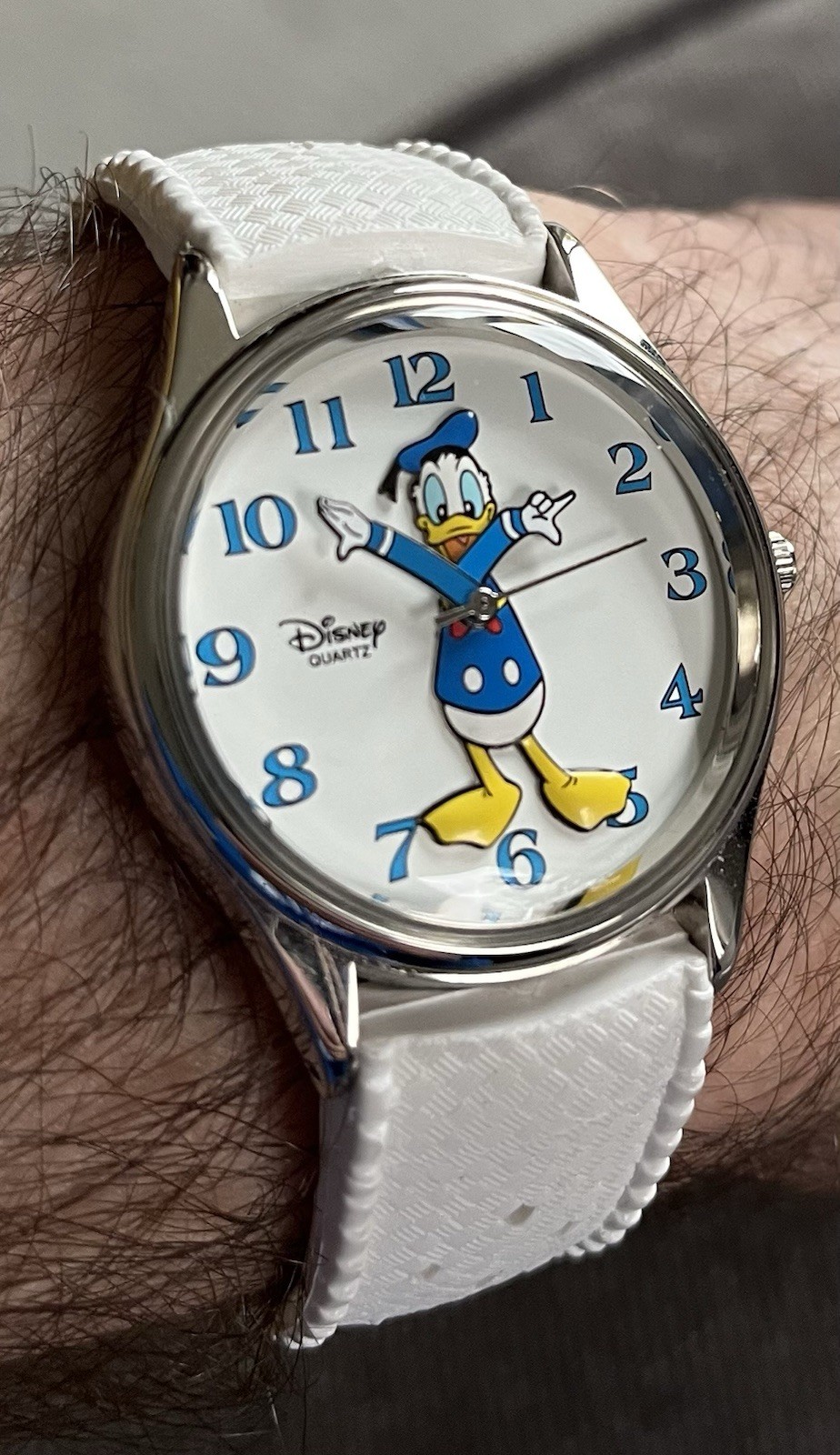 Official Disney Donald Duck Watch On A 1960s Strap