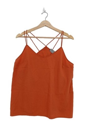 VERO MODA Trägertop Damen Top Gr. DE 40 hellorange Casual-Look