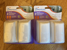 Dual Fit Outlet Cover Box - Baby Safety Outlet Cover for Standard  Decora Plugs