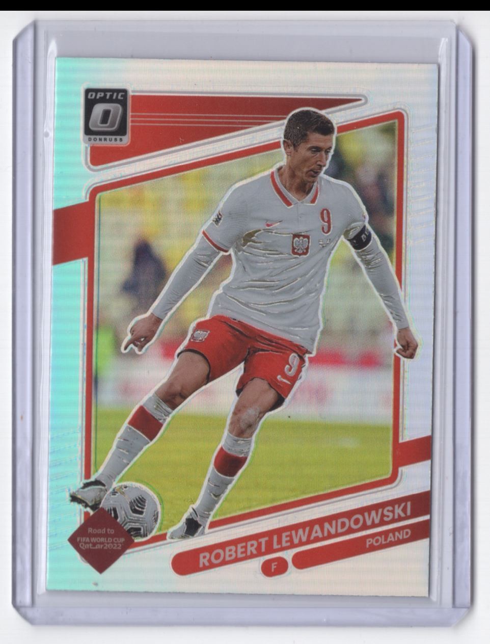 2021 Donruss Optic Holo Robert Lewandowski Poland #108