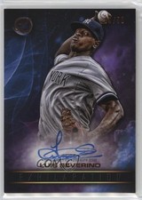 2016 Legacies of Baseball Exhilaration Purple 35/50 Luis Severino Auto 1ft2