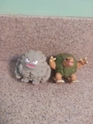 Vintage 1999 Burger King Pokémon Spinner Toy Golem & Graveler Kids Meal Figures