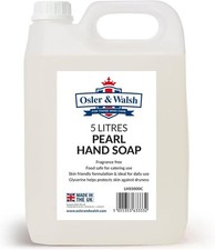 Osler & Walsh 5 Litre Pearl Hand Soap, Lightly Fragranced 5 l (Pack of 1)  2.58 per litre