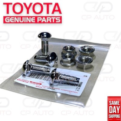 84- 89 TOYOTA PICKUP FRONT REAR BACK BUMPER BOLTS STAINLESS STEEL