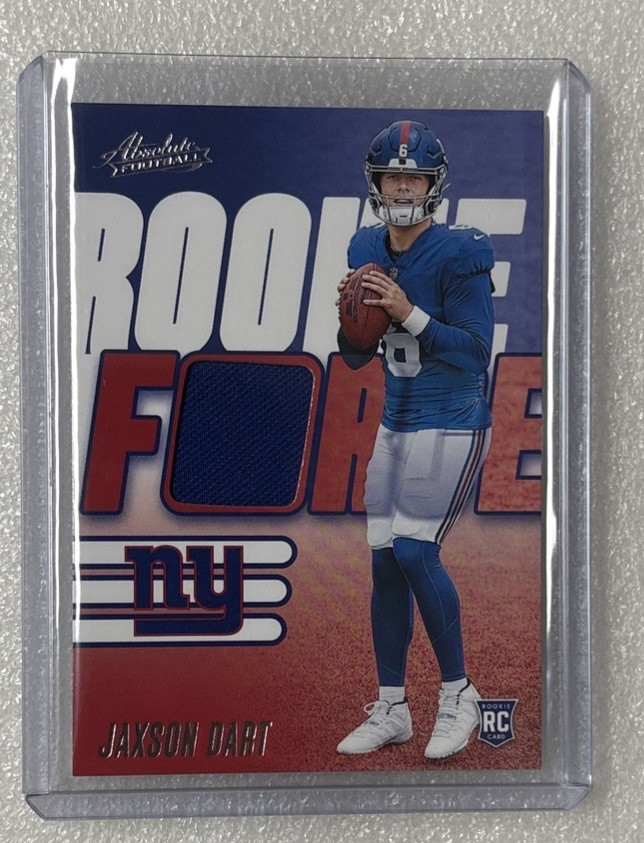 2025 Absolute Football Jaxson Dart Rookie Force Patch #RF-JDT