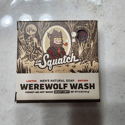 Dr. Squatch (WEREWOLF WASH) Limited Edition Bar Soap