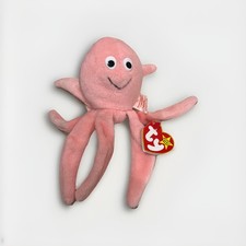 TY Beanie Baby - INKY the Octopus (6.5 inch) Stuffed Animal Toy Gift New W Tag