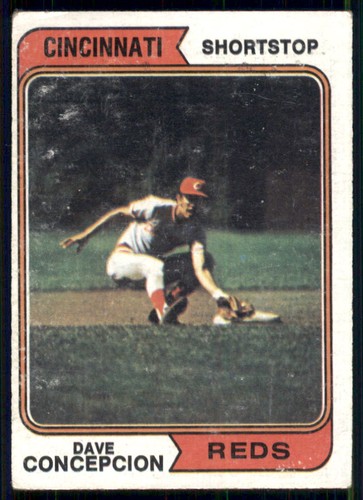 Dave Concepcion #435 1974 Topps card