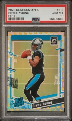 2023 Donruss Optic #213 Bryce Young Flex PSA 10 #/149
