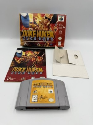 Duke Nukem Zero Hour ( 1999, Nintendo 64) N64 CIB Cleaned & Tested
