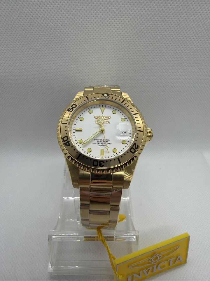 Invicta Pro Diver Men's Watch - 37.5mm, Gold (89380B) New - Image 3 of 4