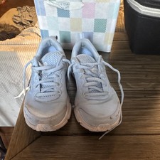 Under Armour Assert 8 Unisex Kids 4Y Light Blue Mesh Lace-Up Running