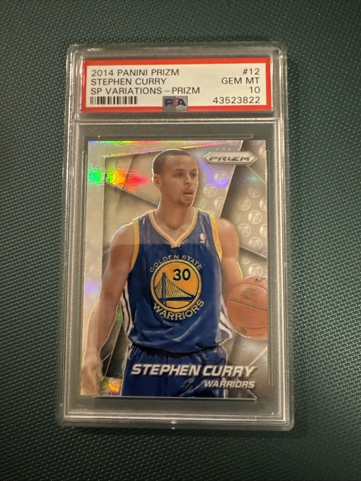 STEPHEN CURRY 2014-15 PANINI PRIZM SP VARIATIONS SILVER PRIZM SP GEM PSA 10 🔥