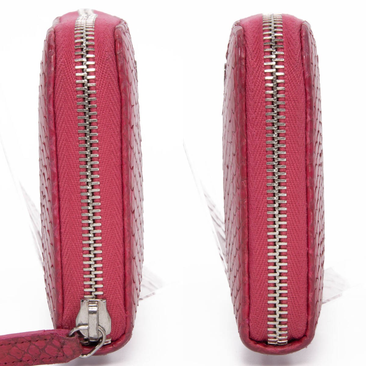 Chanel Python Matelasse Pink Snake Wallet Ladies … - image 3