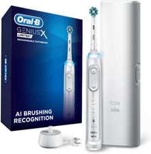 Oral-B GeniusX Limited Rechargeable ElectricToothbrush w/1 Replacement BrushHead