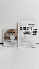 Olympus FE-110/X-705/FE-100/X-710 Basic Manual BOOK and Advanced Disc