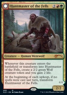 Huntmaster of the Fells / Ravager of the Fells SLDJS-495 Mythic Englisch NM Foil