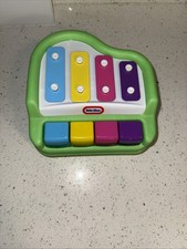 Vintage Little Tikes Tap-A-Tune Piano Xylophone Musical Toy Green Toddler