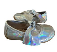 Livie Luca Shoes Halley Silver Shimmer Reflective Size 6 New