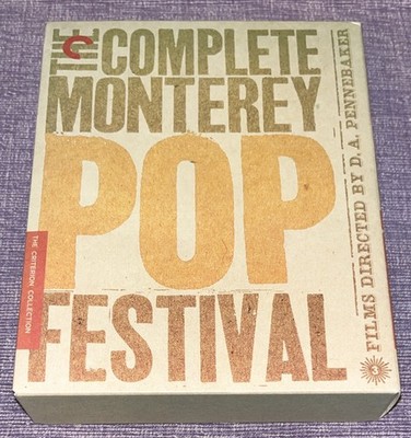 Complete Monterey Pop Festival Blu-ray Criterion Box Set - 3 DA Pennebaker Films