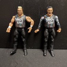 Jakks Classic Superstars Nasty Boys Brian Knobbs Jerry Sags Custom Loose WWE 