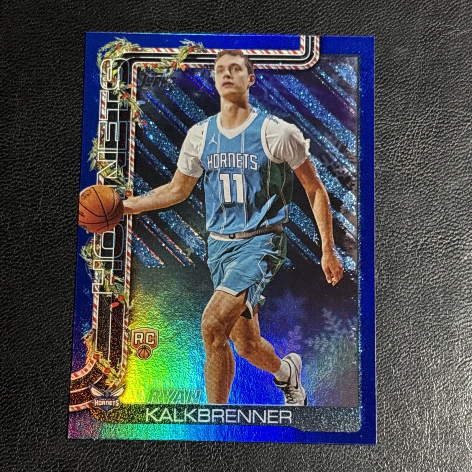 RYAN KALKBRENNER (RC) - 2025-26 Topps Holiday #H194 - Blue Metallic Glitter