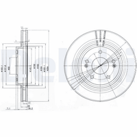 2X Bremsscheibe Vorderachse FüR Hyundai KIA Santa FÉ I II Kasten/Suv