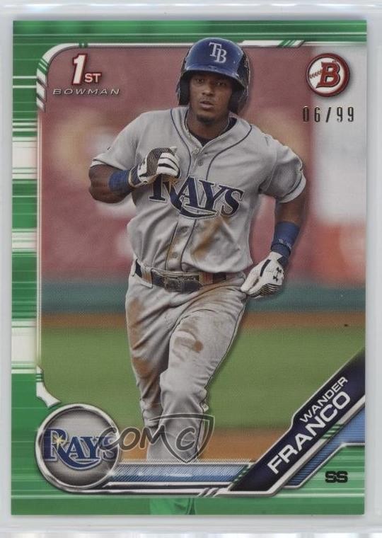 2019 Bowman Prospects Green /99 Wander Franco #BP-100