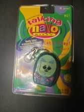 SEALED Talking Nano Kitty Blue/Green Vintage Playmates 1997 NEW Virtual Pet 90’s