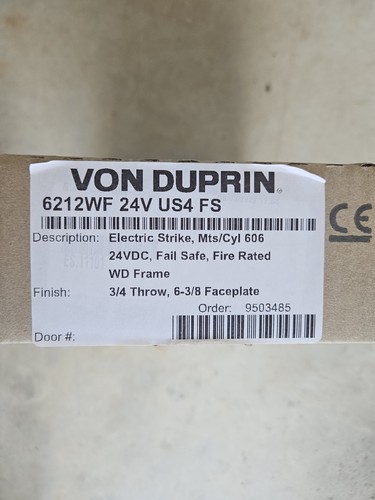 Von Duprin 6212WF Electric Strike
