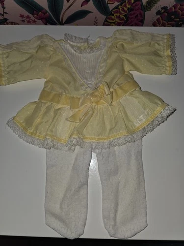 Vintage Cabbage Patch Kid Dress and Tights