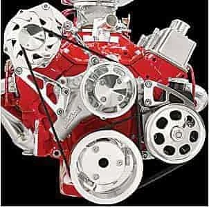 Billet Specialties Serpentine Conversion Kit For Small Block Chevy - Image 1 of 1